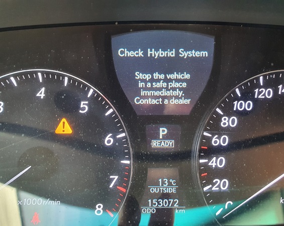 Cảnh Báo Lỗi Pin Hybrid xe Lexus LS600hL