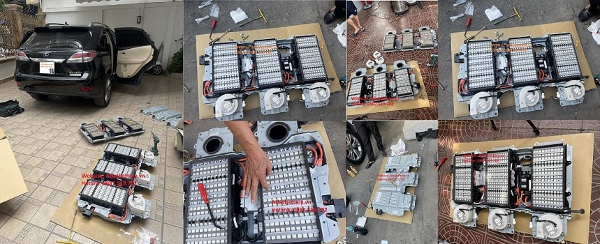 Atlasbattery thay Pin Hybrid Lexus Rx450h miễn phí công lắp đặt tại nhà cho khách hàng
