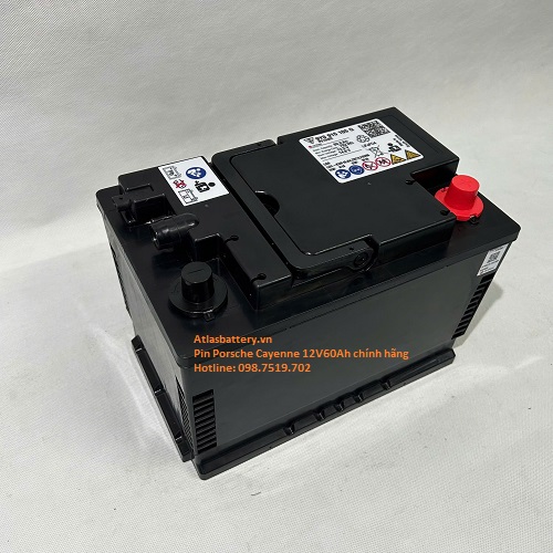 Pin Porsche cayenne 12v60ah chính hãng được phân phối bởi Atlasbattery